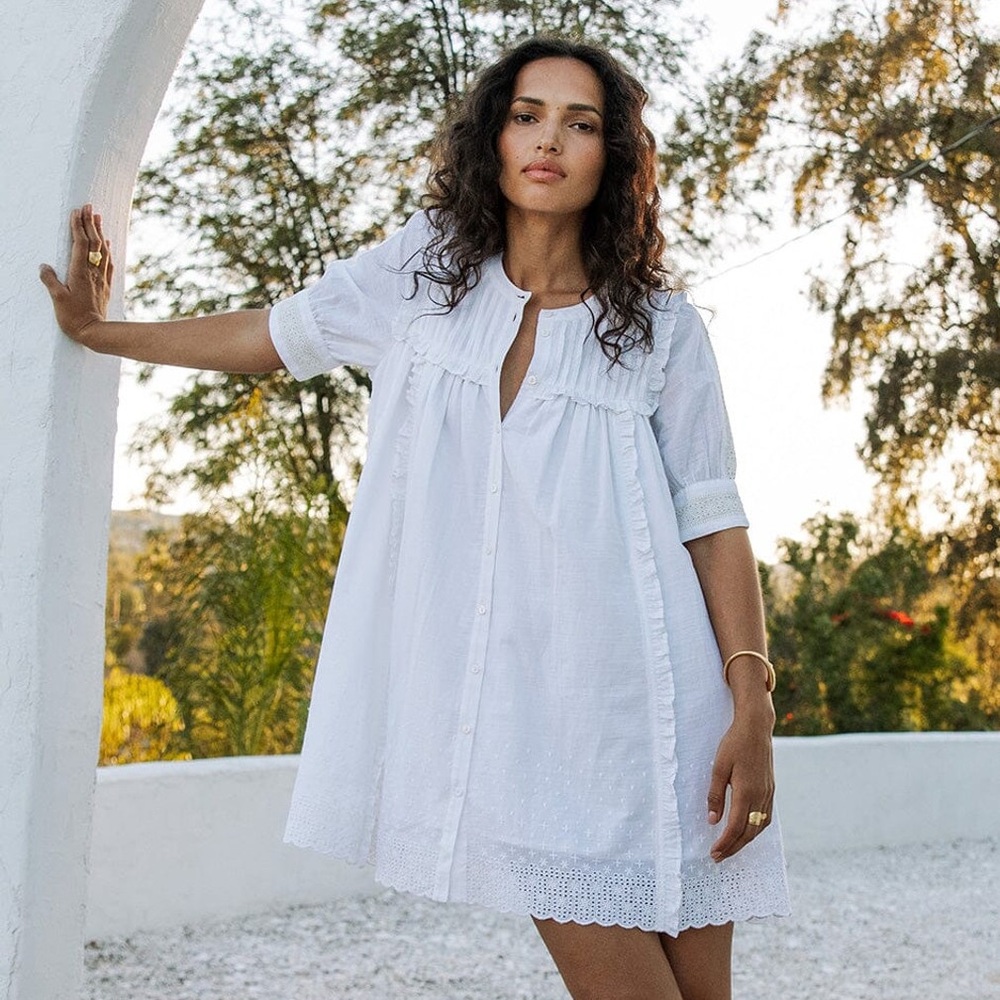 Candra Mini Dress | White
